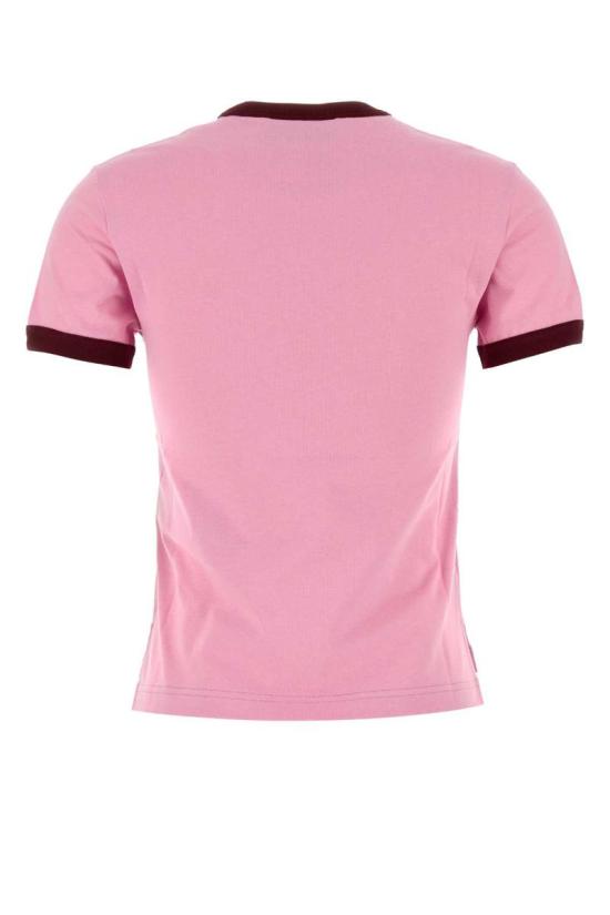 Embroidered cotton jersey T-shirt