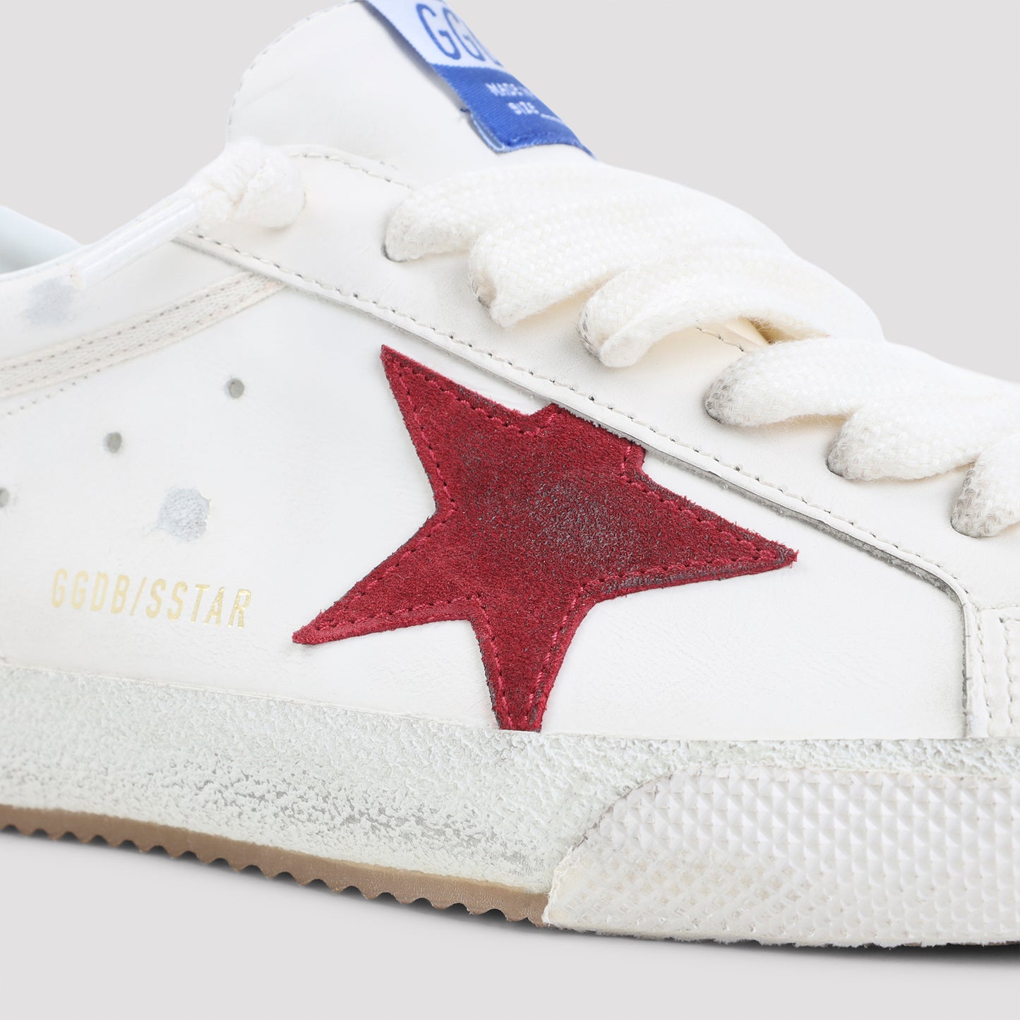 White Super Star Cow Leather Sneakers
