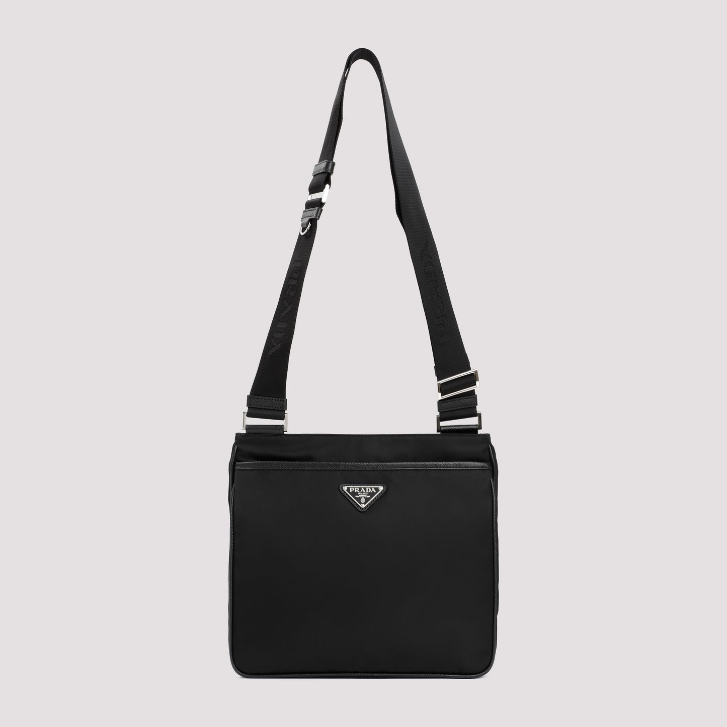 re-nylon and saffiano shoulder bag-image-1