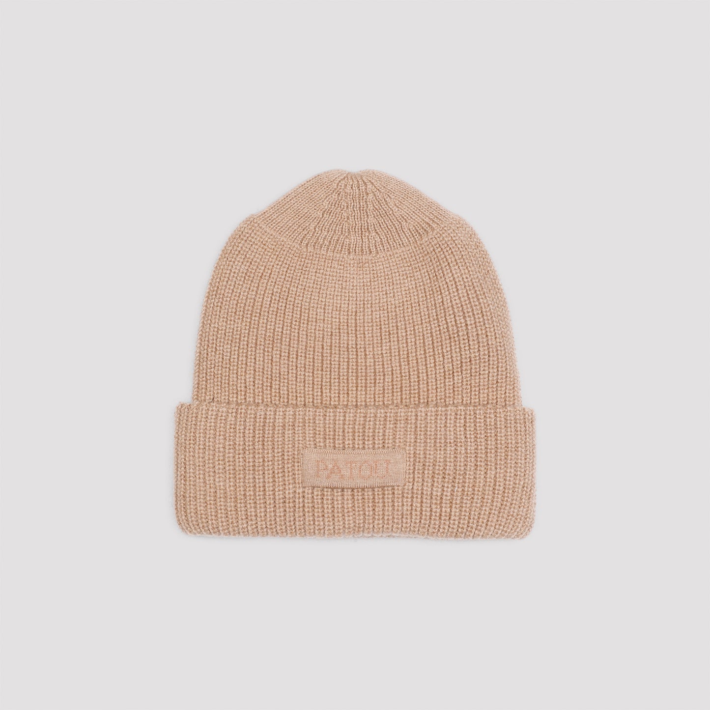 knitted ribbed beanie hat-image-1