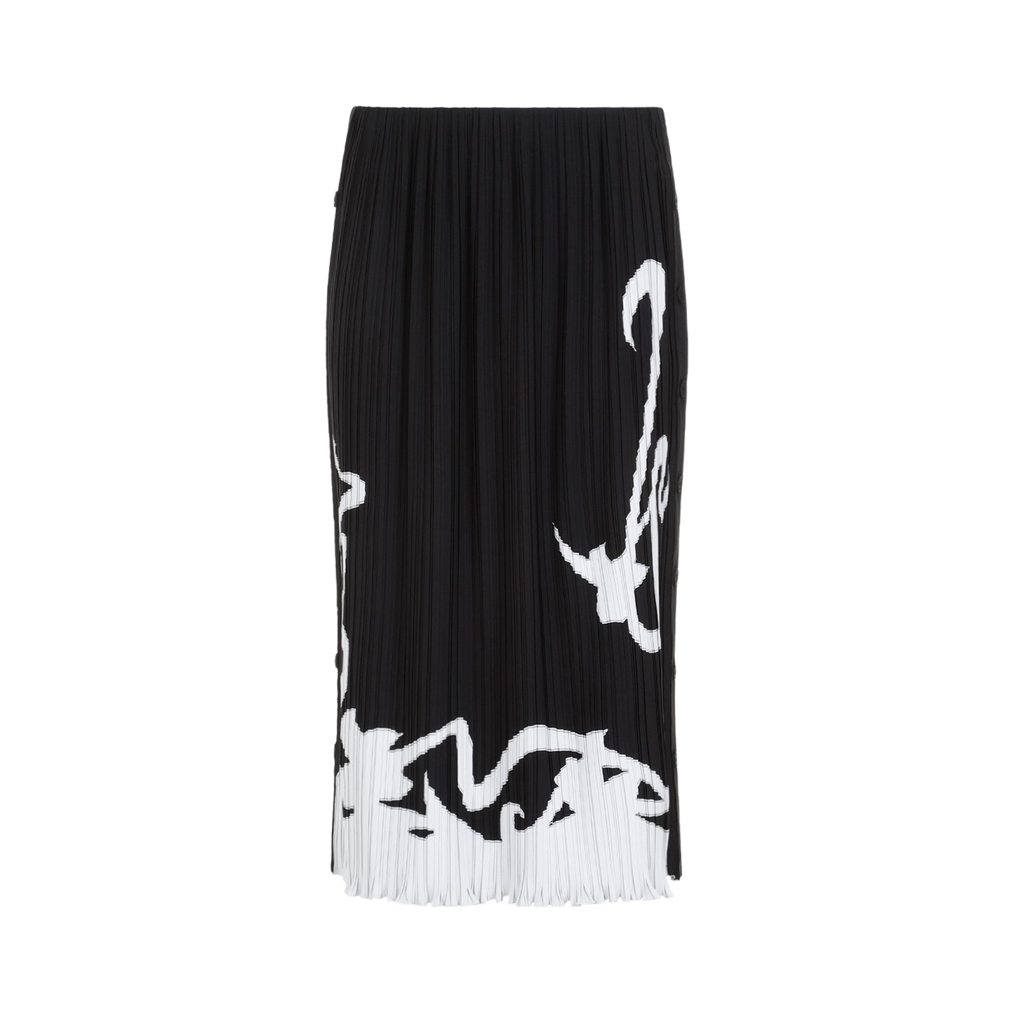 pleated long skirt-image-2