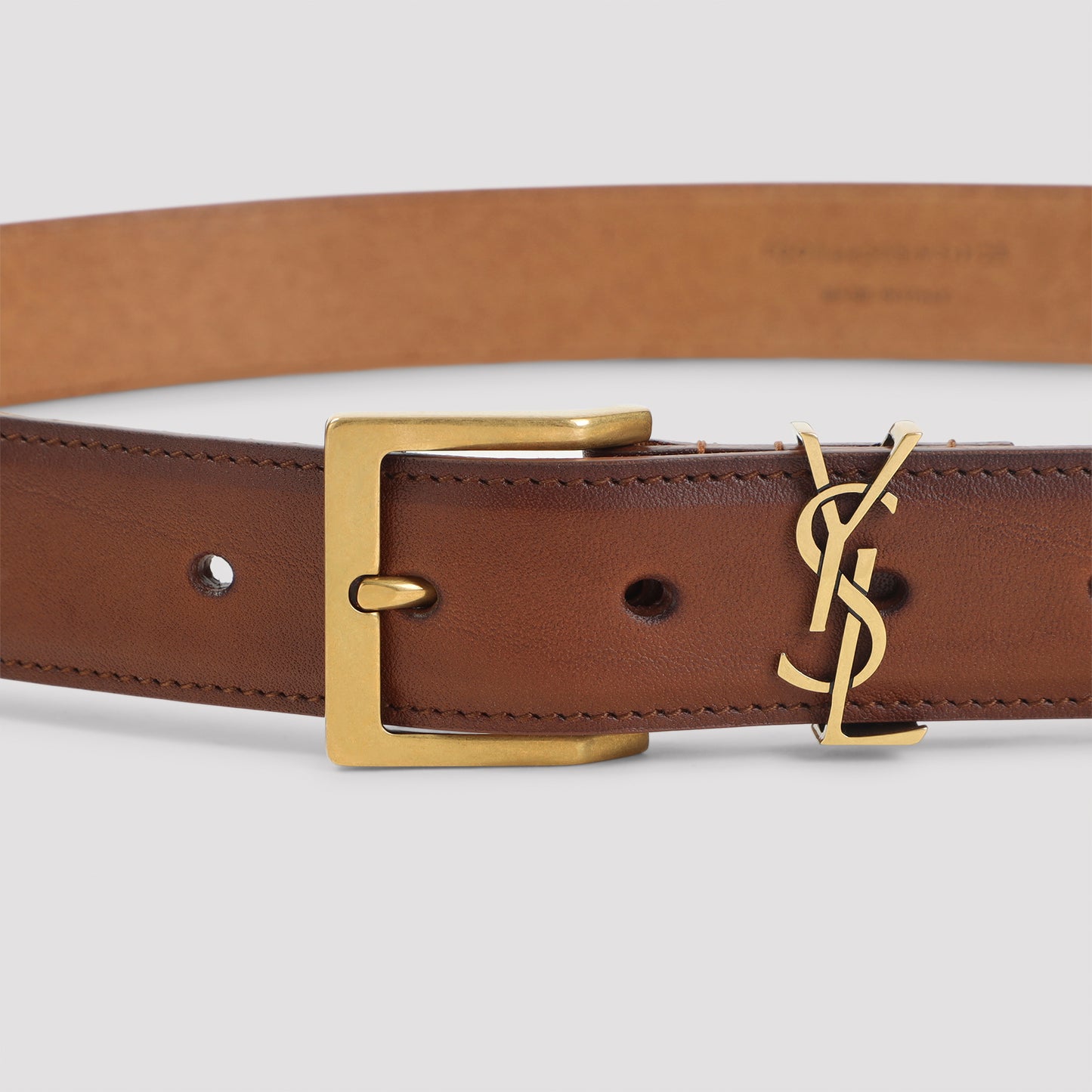 Ruby Rust Brown Leather Belt