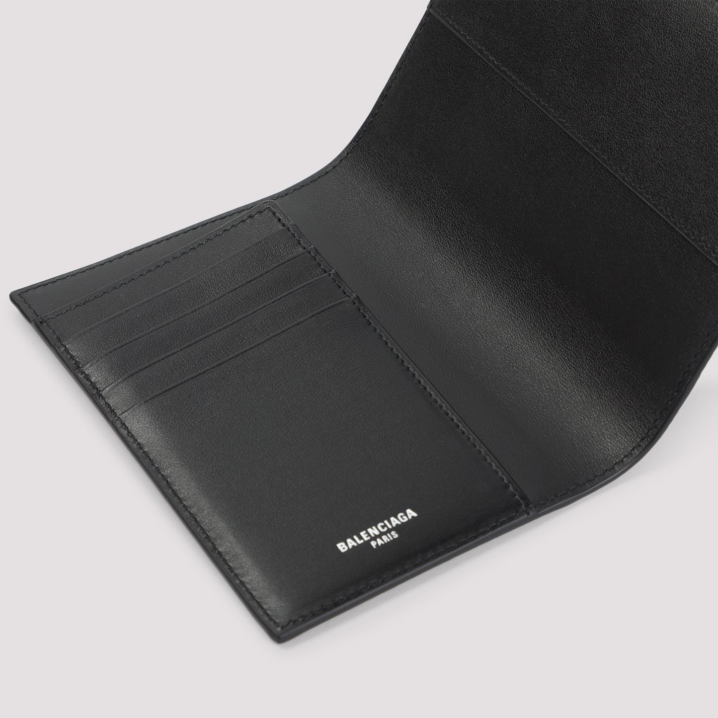 Black Leather Passport Holder