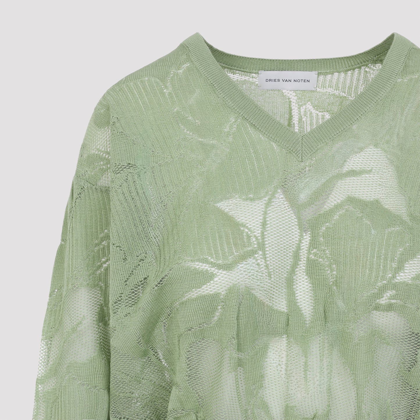 Green Torion Cotton Sweater