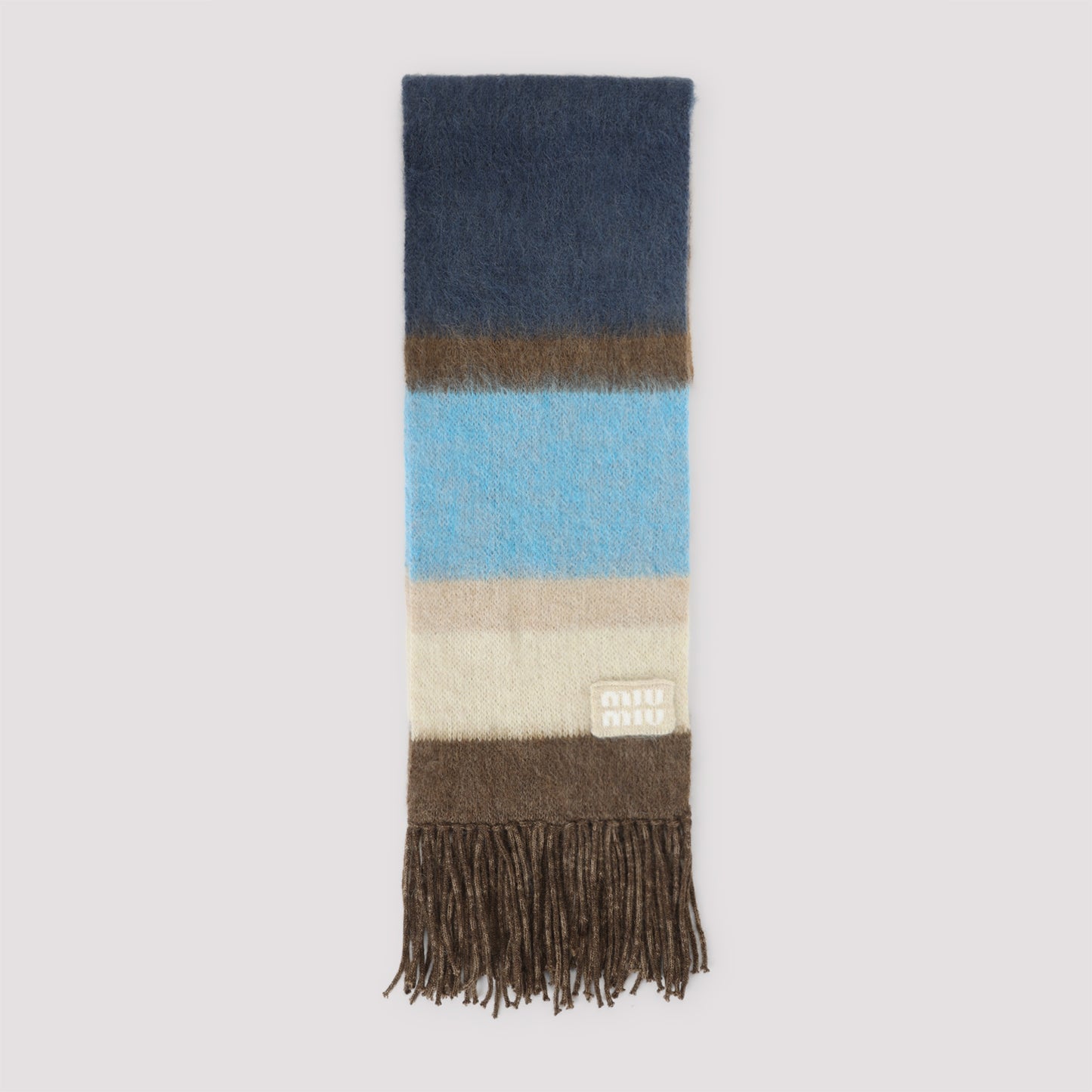 wool striped scarf-image-1