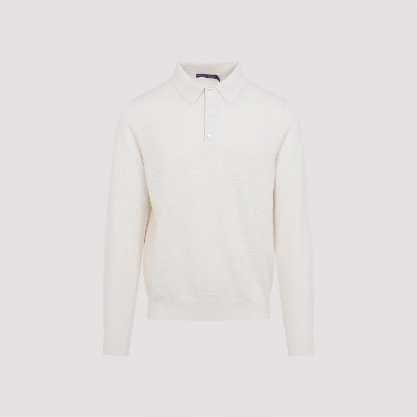 long sleeves polo knit-image-1