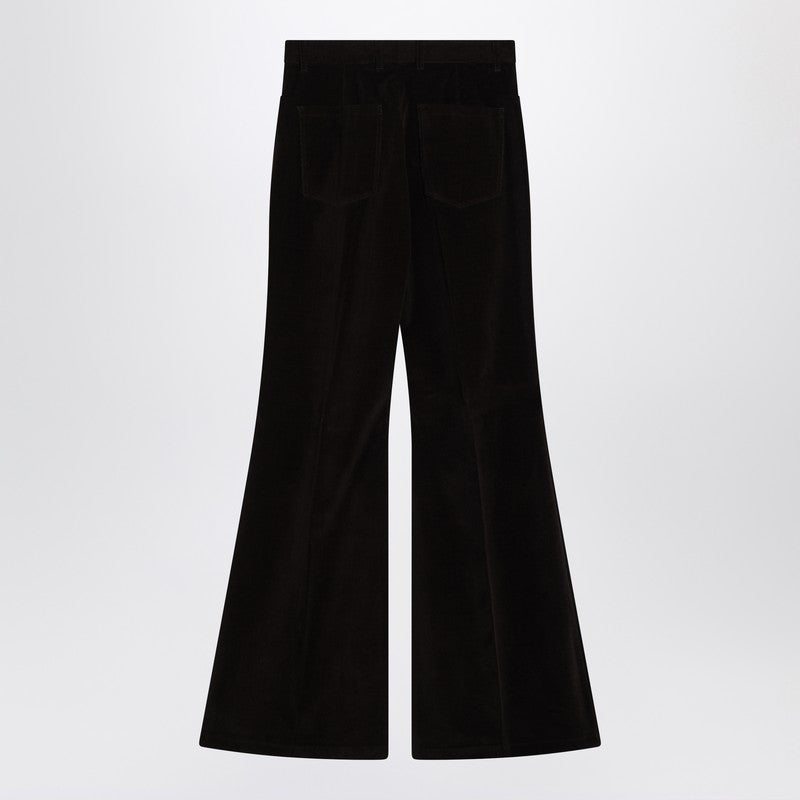 Espresso flared pants