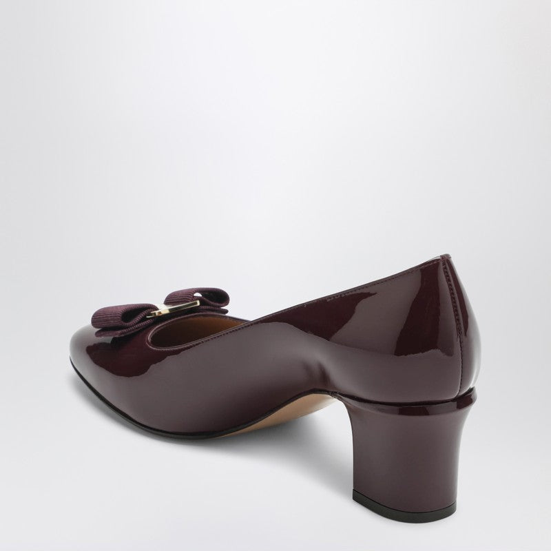 Plum Vara Bow Pumps