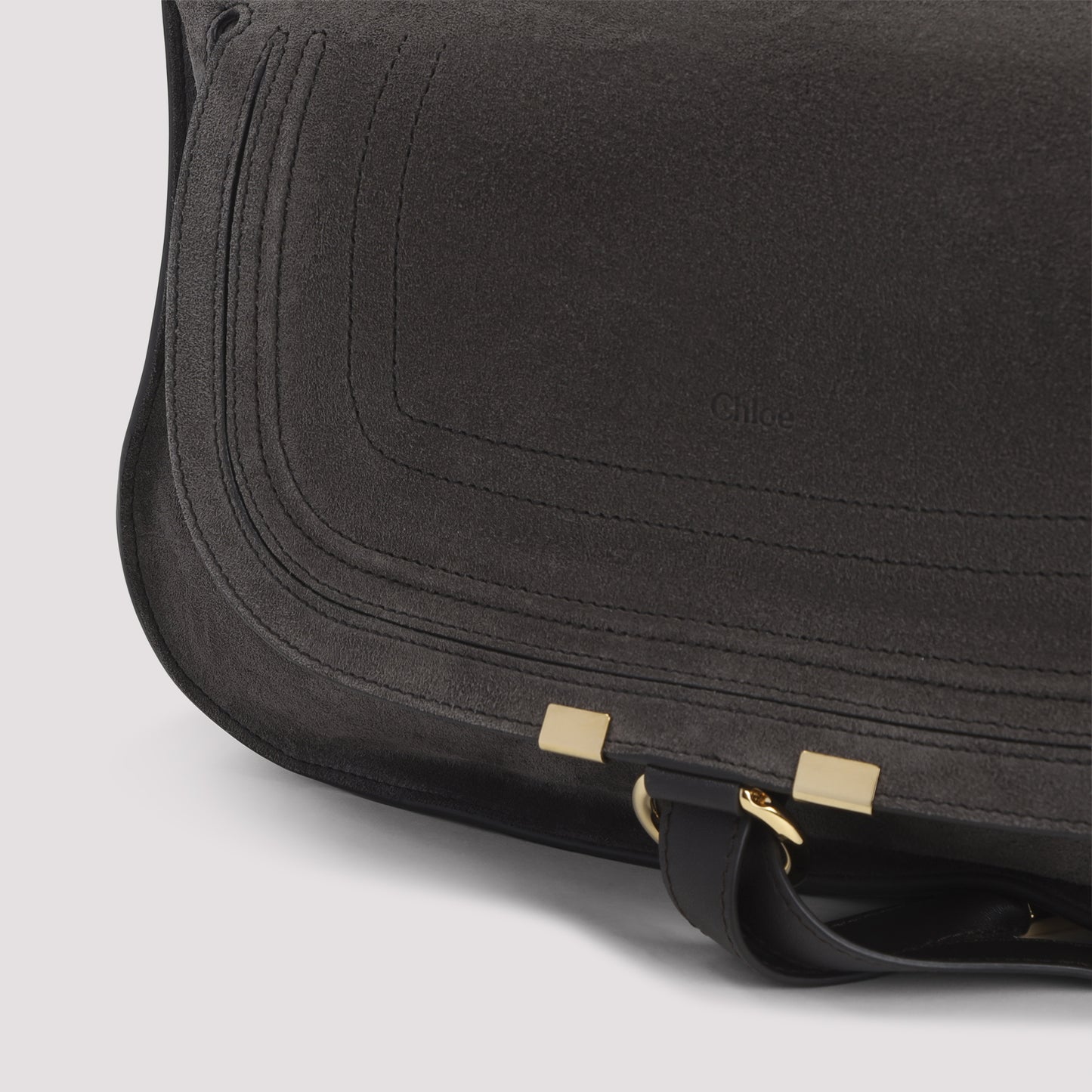 Kohl Brown Suede Calf Leather Marcie Bag