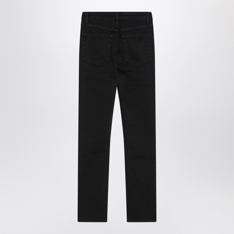 Black Straight-leg Jeans The Pencil