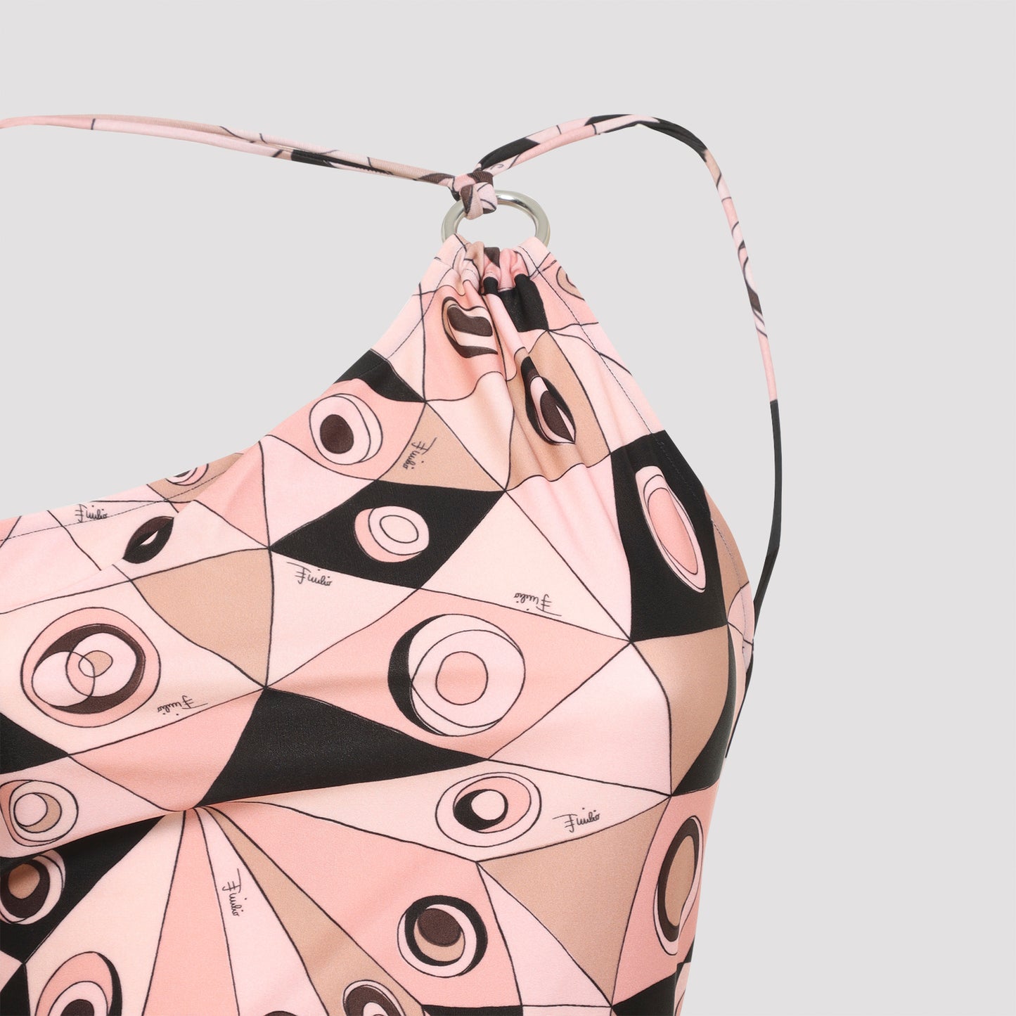 Pink Polyamide One-piece