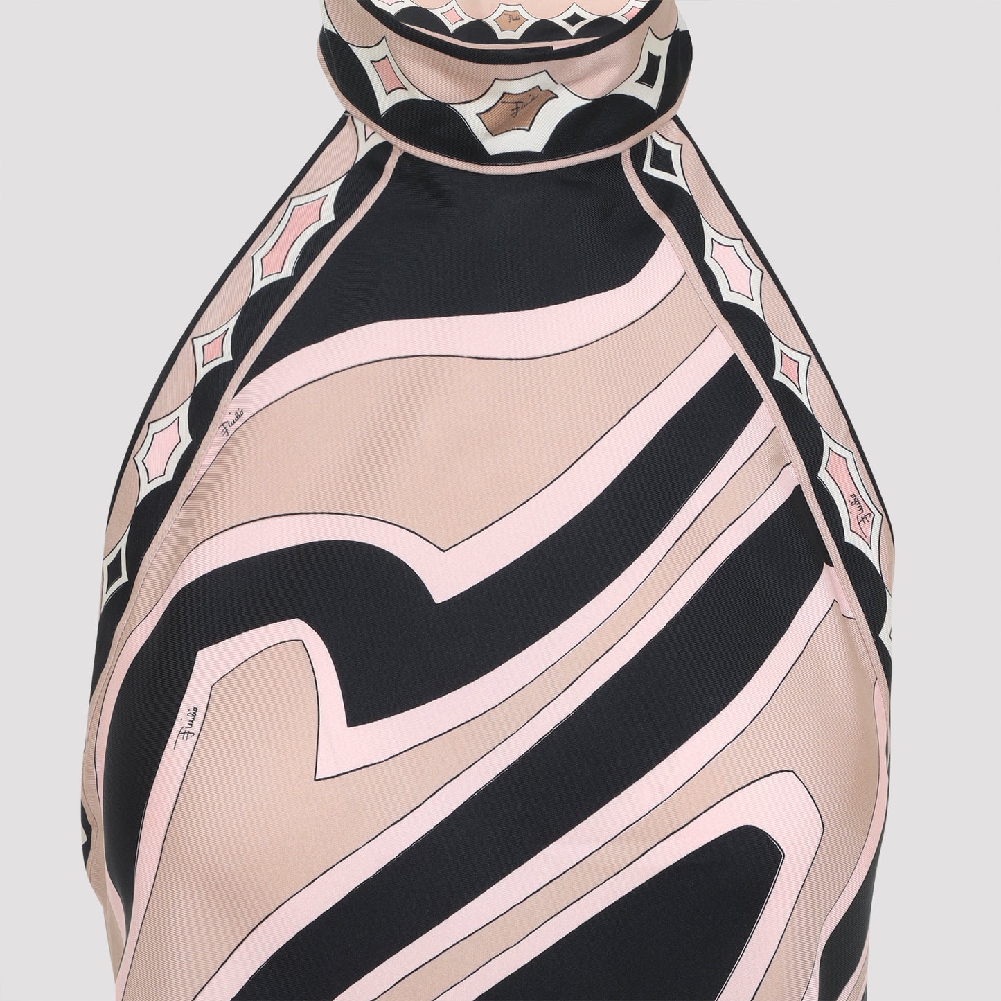 Silk Twill Mini Dress