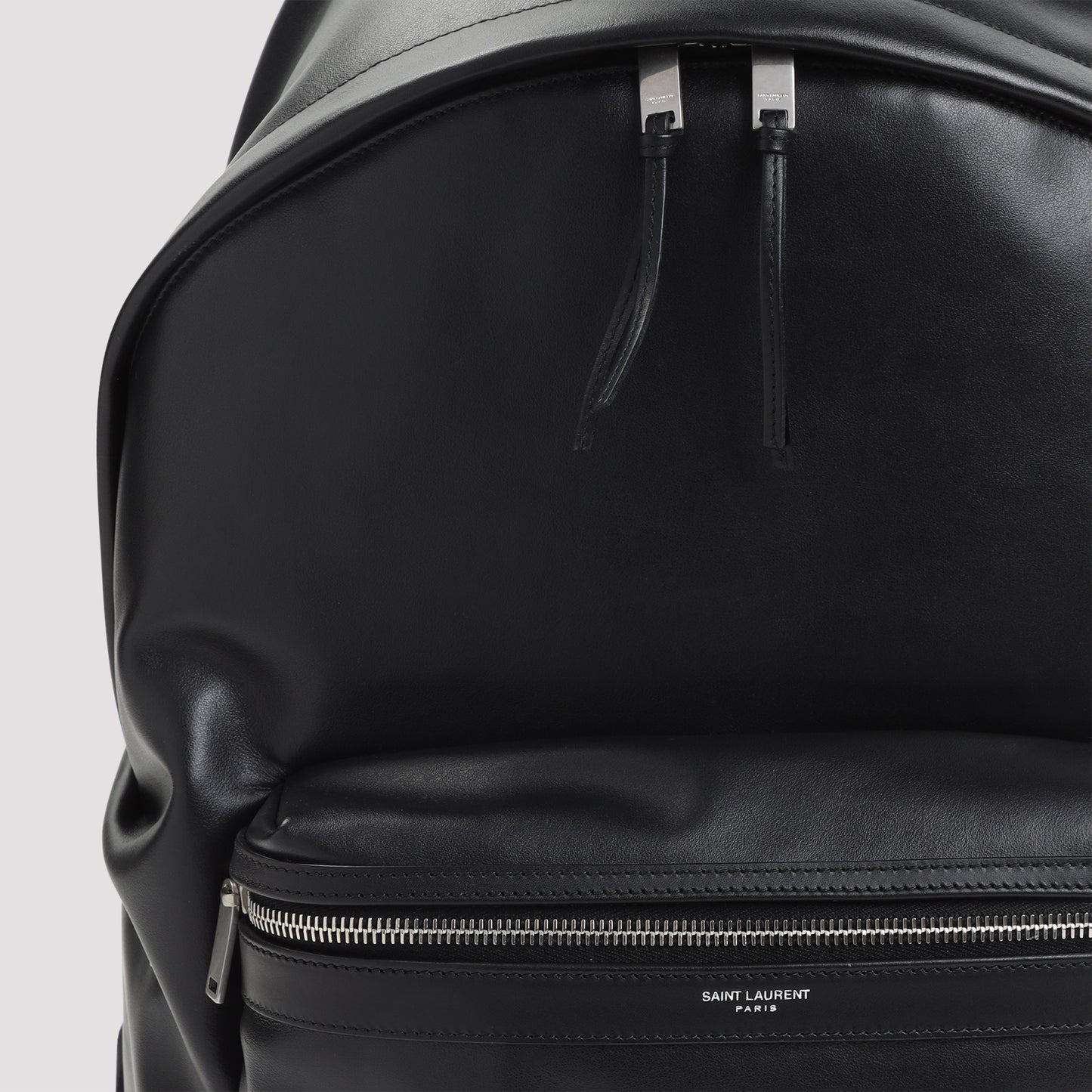 Black City Leather Backpack
