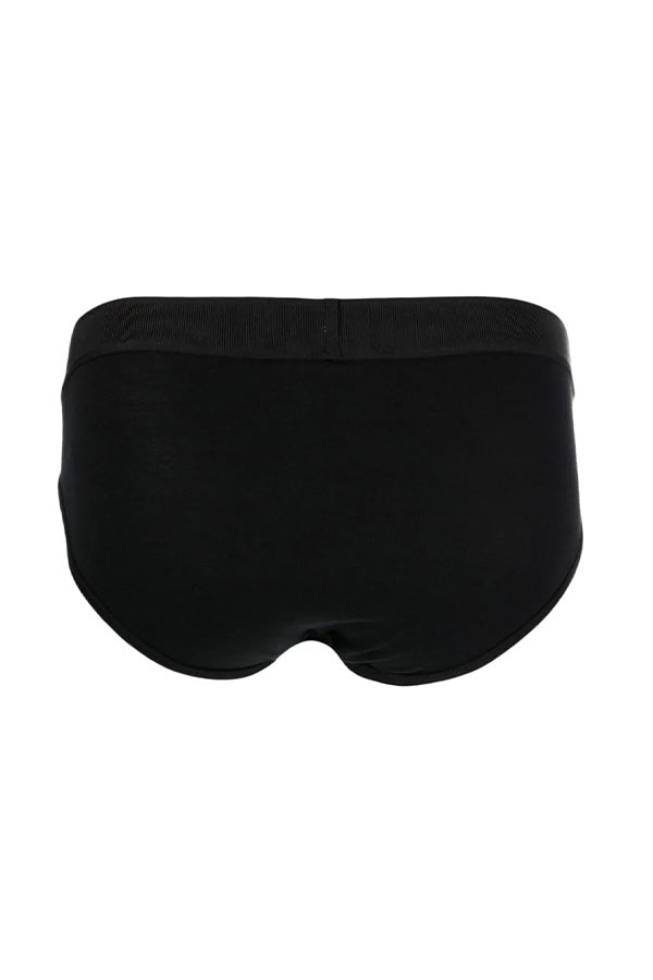 90s Versace Logo-Waistband Stretched Briefs