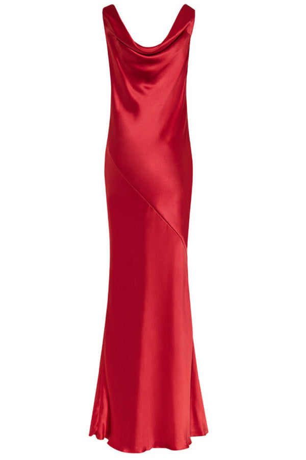 METAL MESH SLIP GOWN