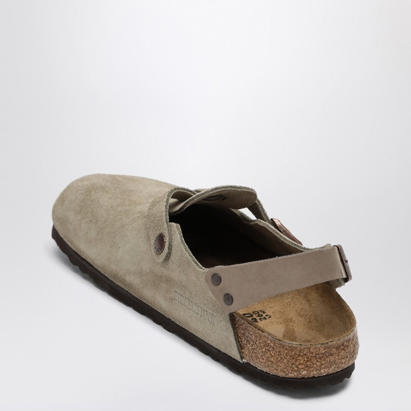 Taupe Suede Tokyo Slipper