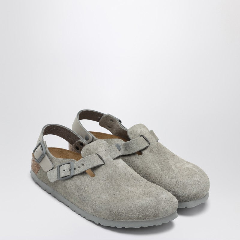 Stone Grey Suede Tokyo Slipper