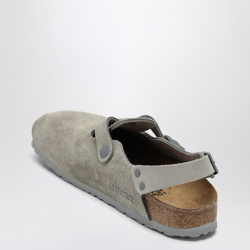 Stone Grey Suede Tokyo Slipper