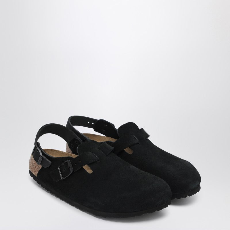 Black Suede Tokyo Ciabatta