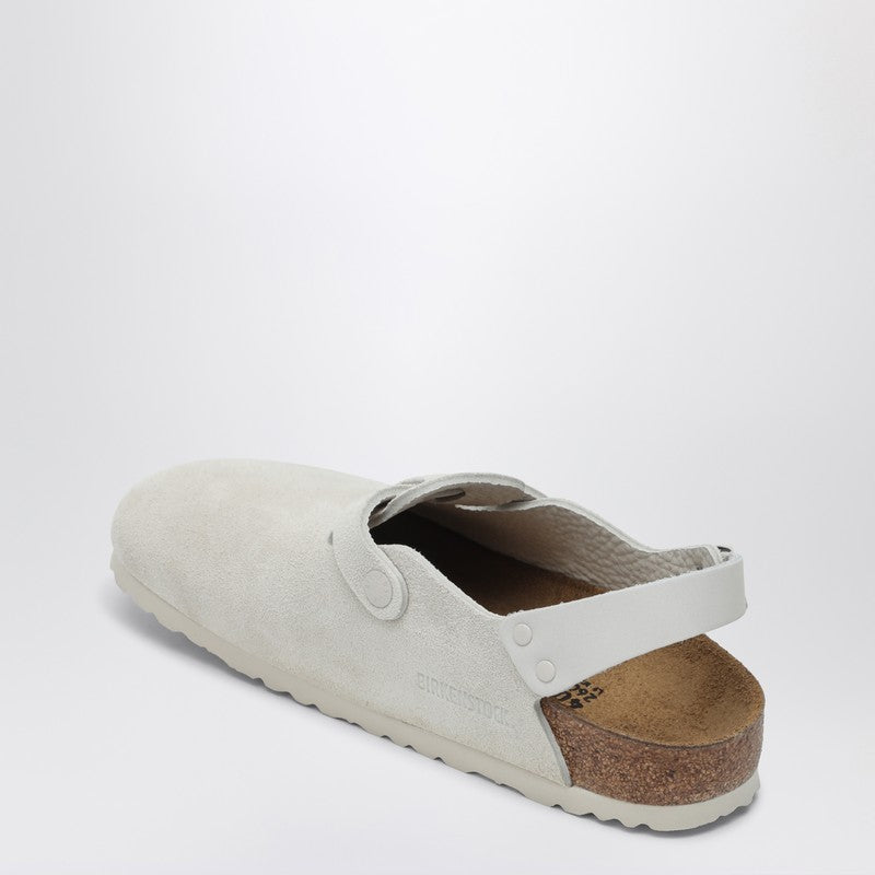 Antique White Suede Tokyo Loafers