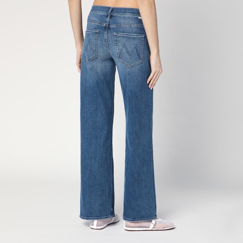 The Mid Rise Maven Sneak Jeans In Washed Blue