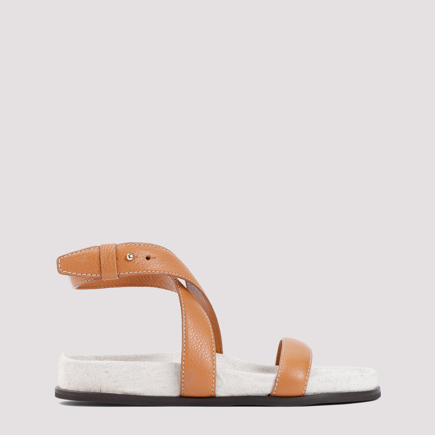 leather chunky sandal-image-1