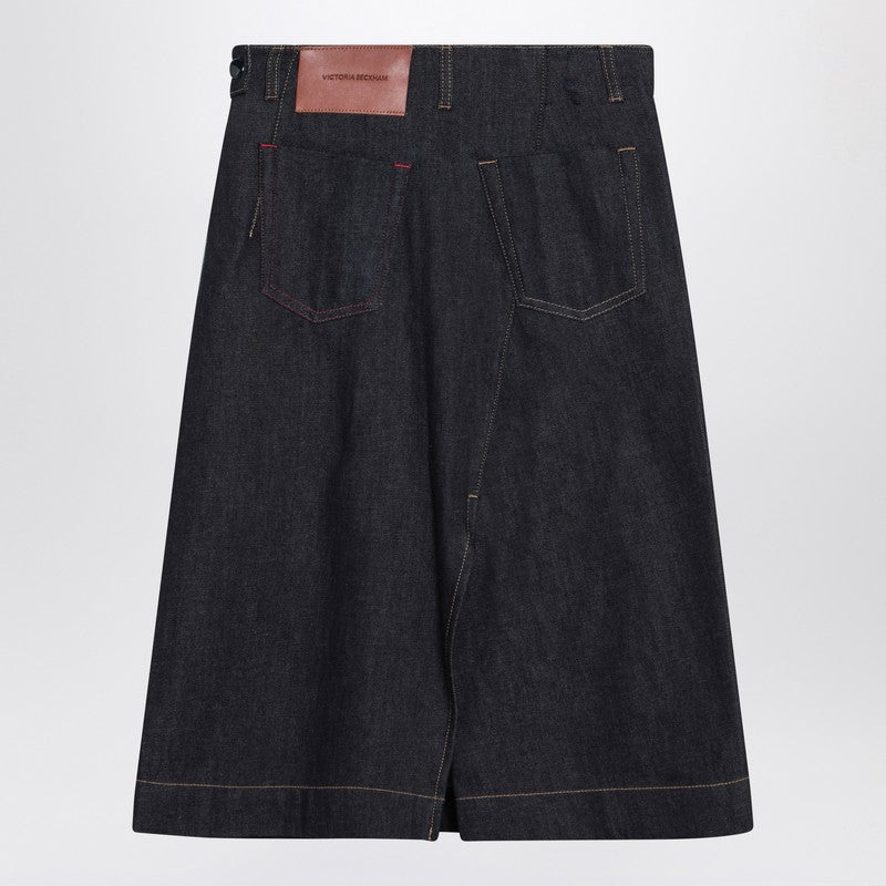 Dark Blue Denim Skirt