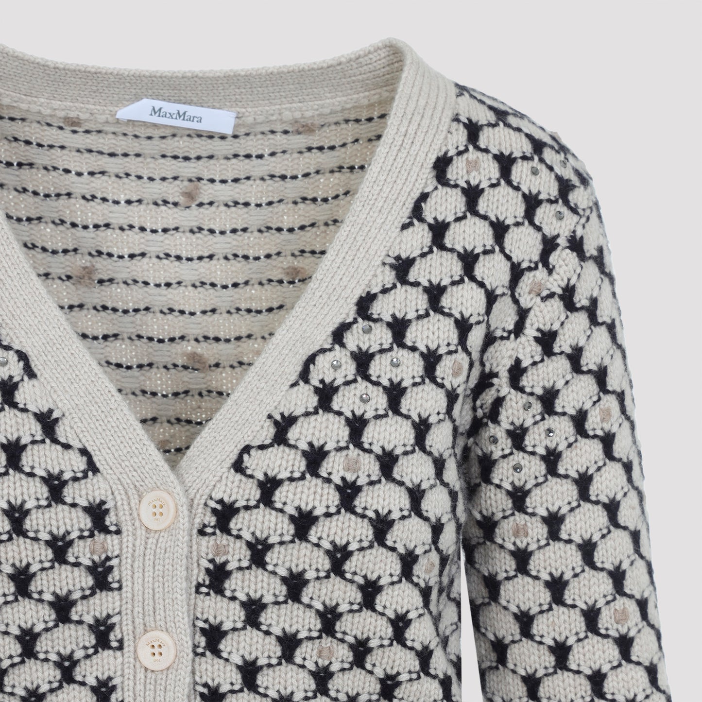 Mastro Cardigan Punto Rete