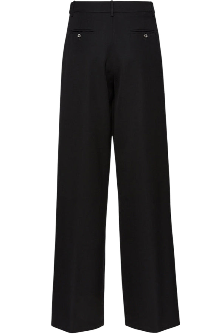 Wide-Leg Tailored Wool Pants