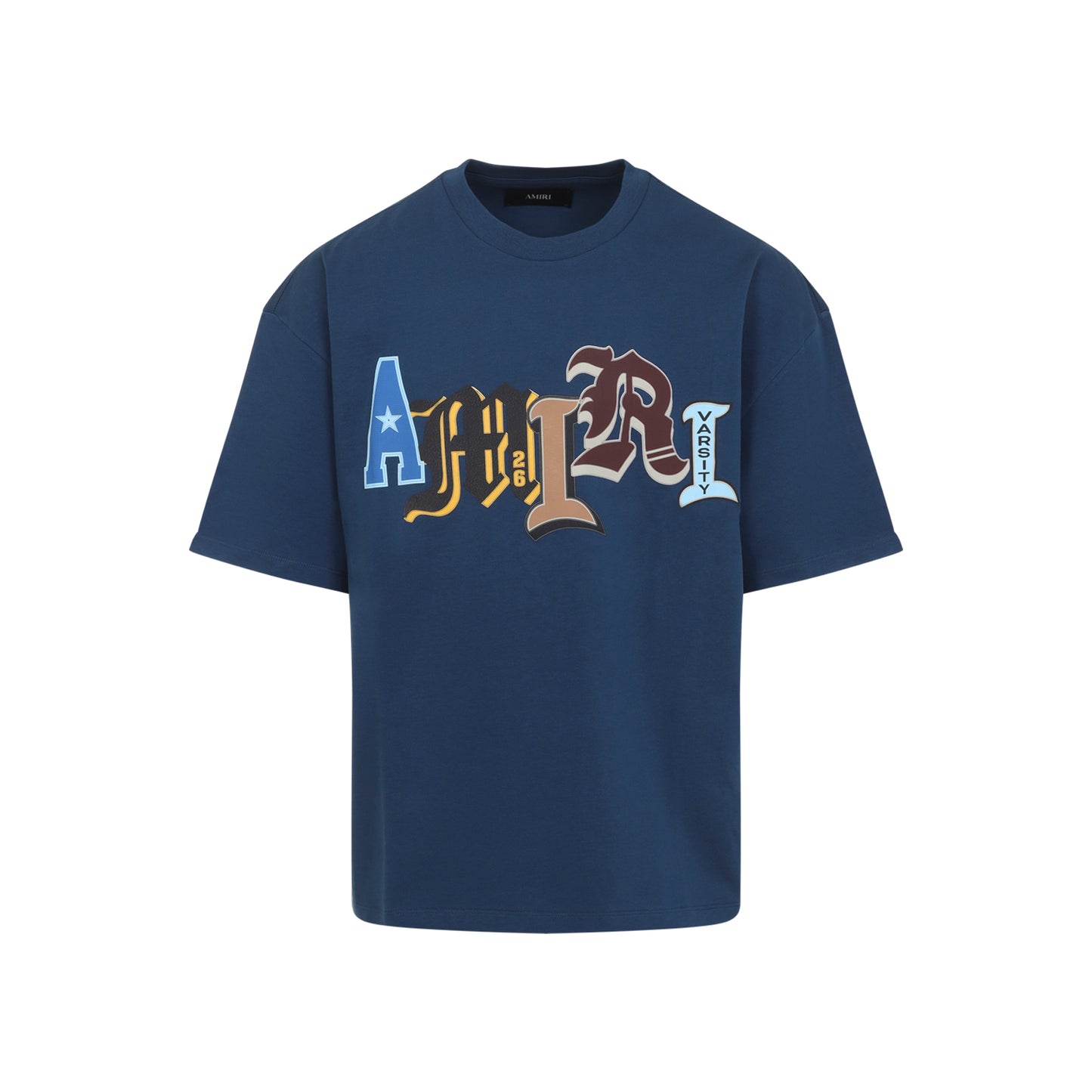 varsity patch oversized tee-image-2