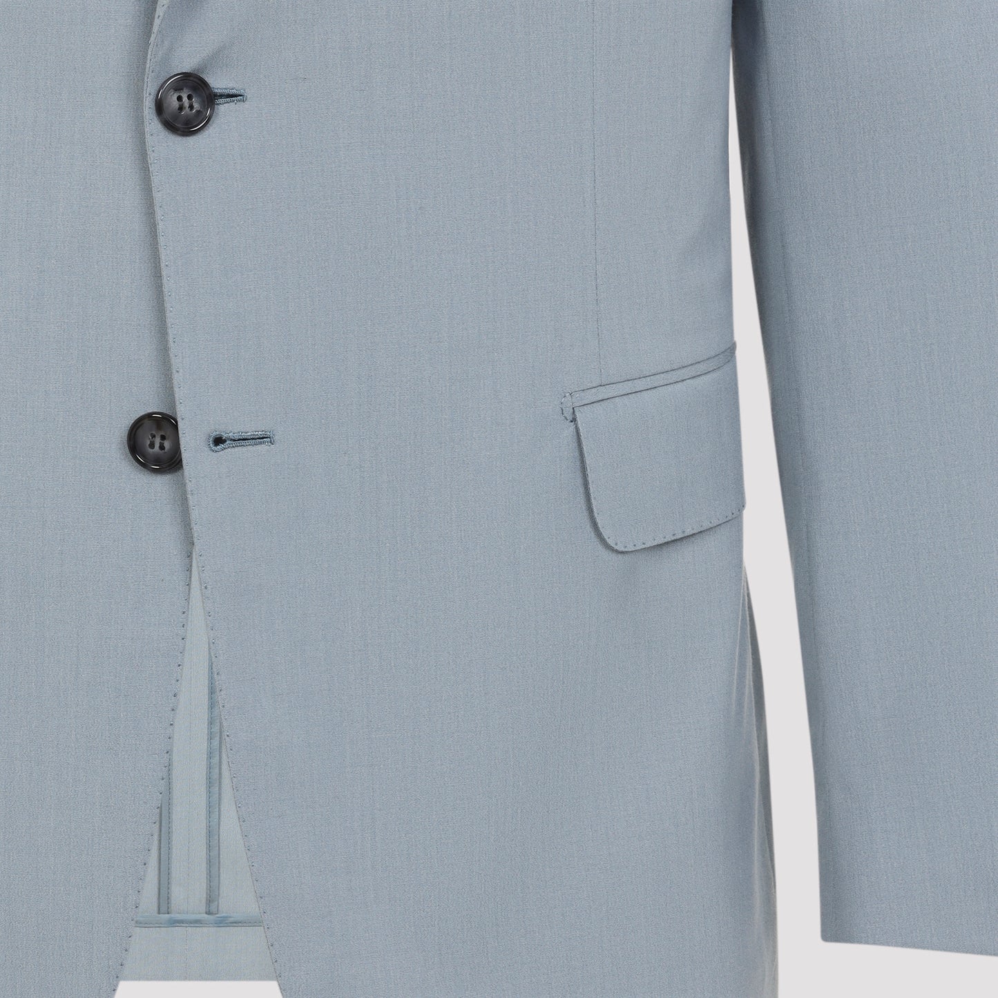 Light Blue Trevi Cotton Suit