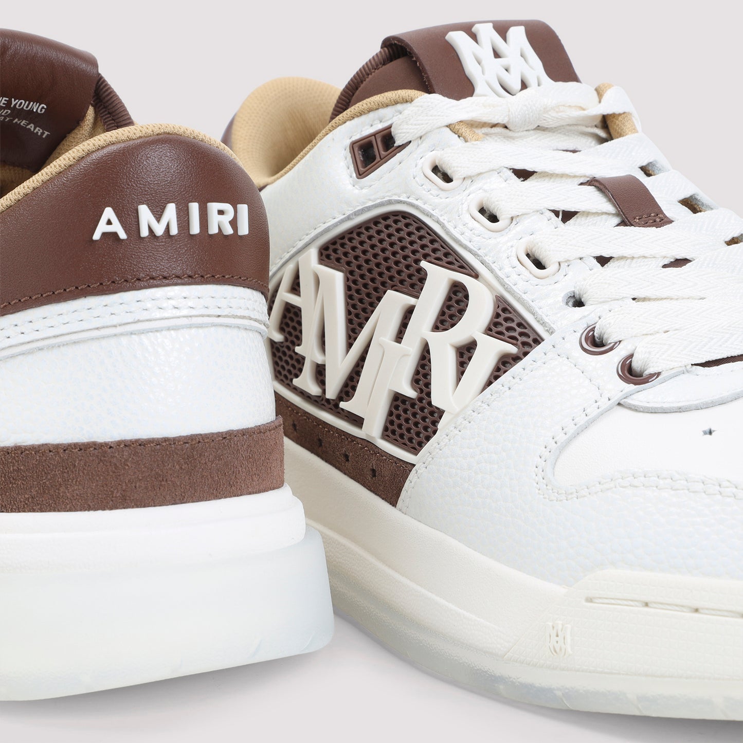 Brown Pebbled Classic Low Cow Leather Sneakers
