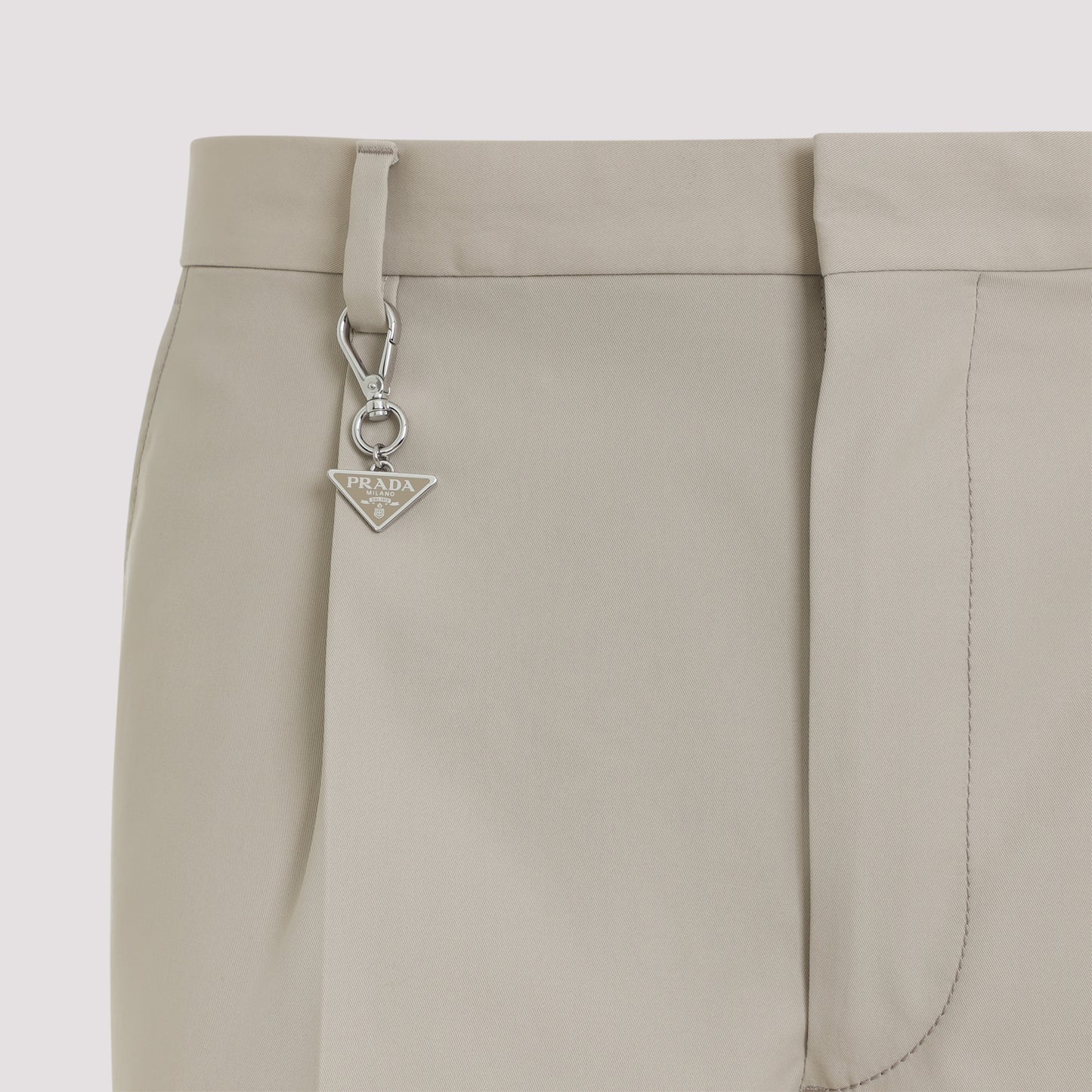 Beige Cotton Pants