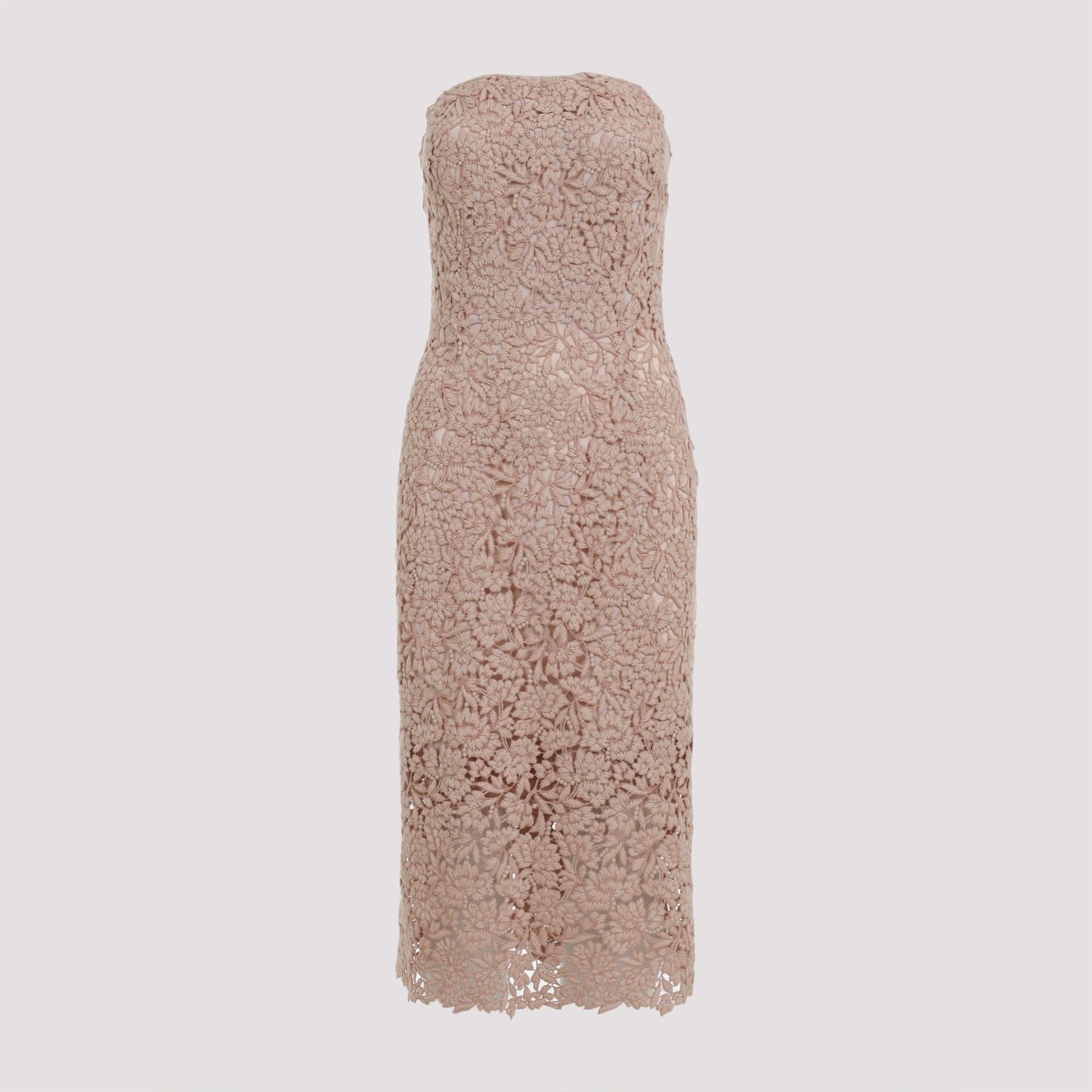 polyester midi dress-image-1