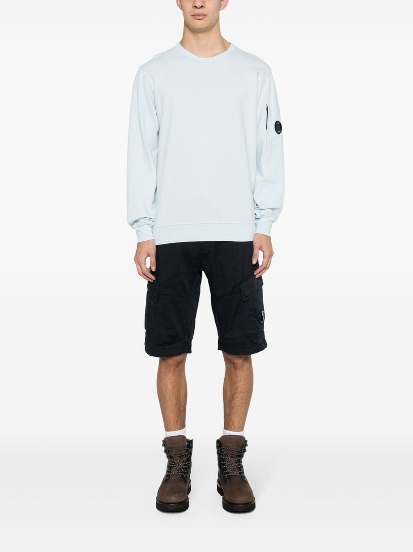 STRETCH SATIN CARGO BERMUDA SHORTS