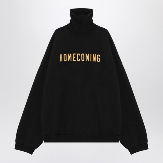 High-necked Black Homecoming Sweatshirt