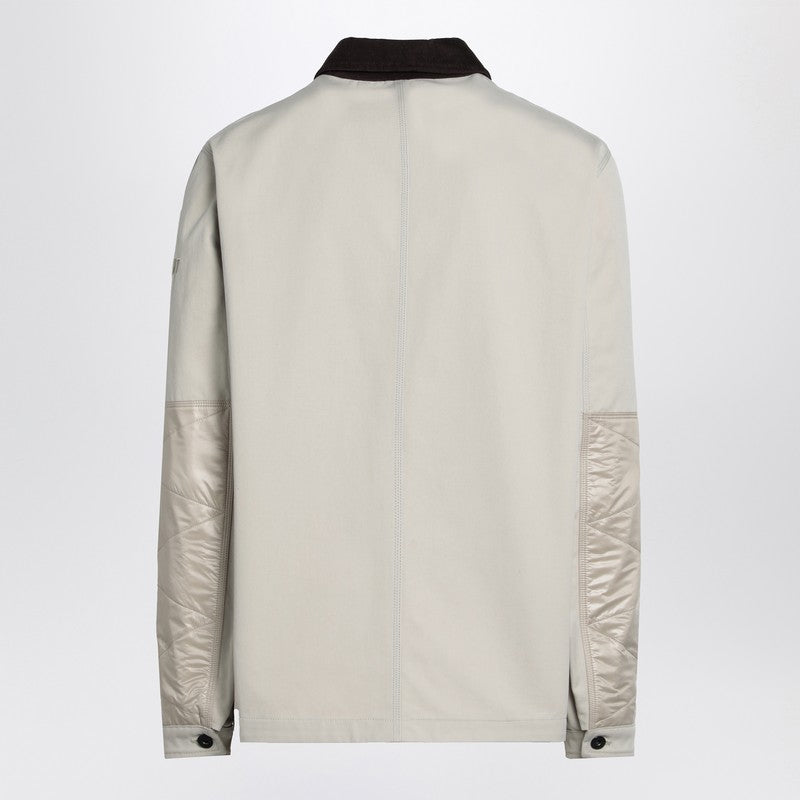 Geike Beige Jacket In Cotton