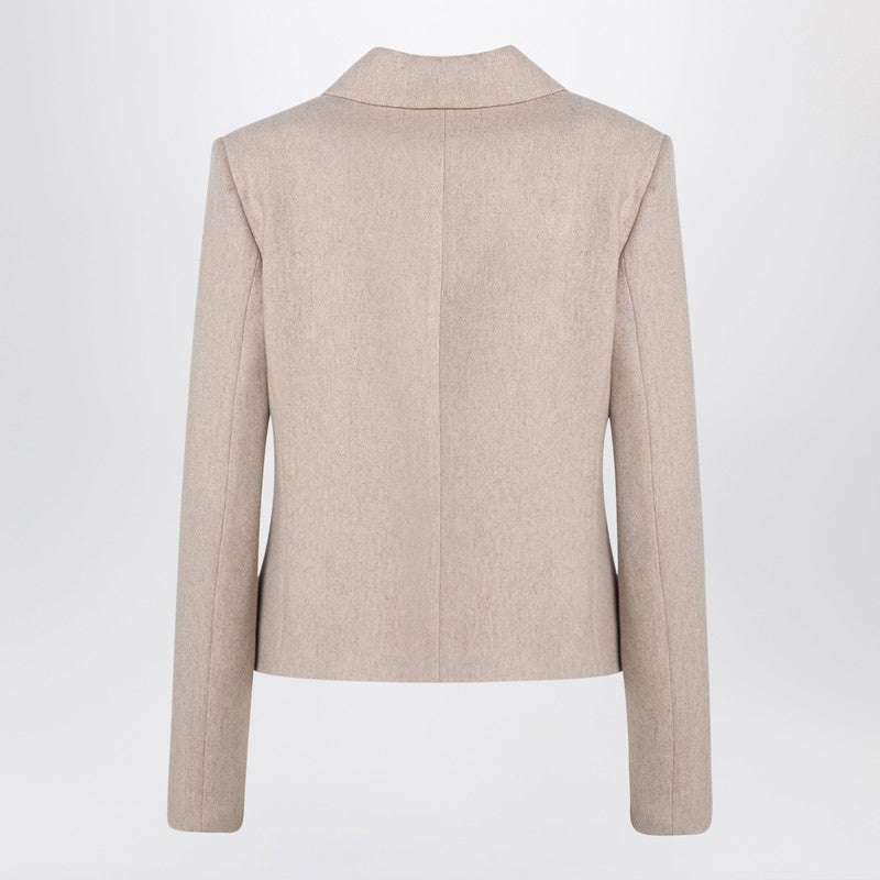 Mille Beige Double-breasted Jacket