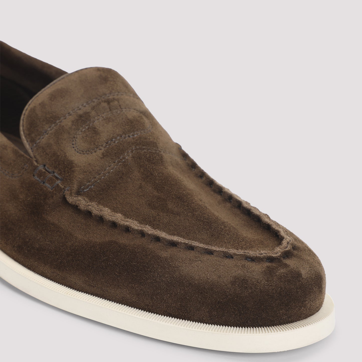 pace suede oval flexi loafers-image-6