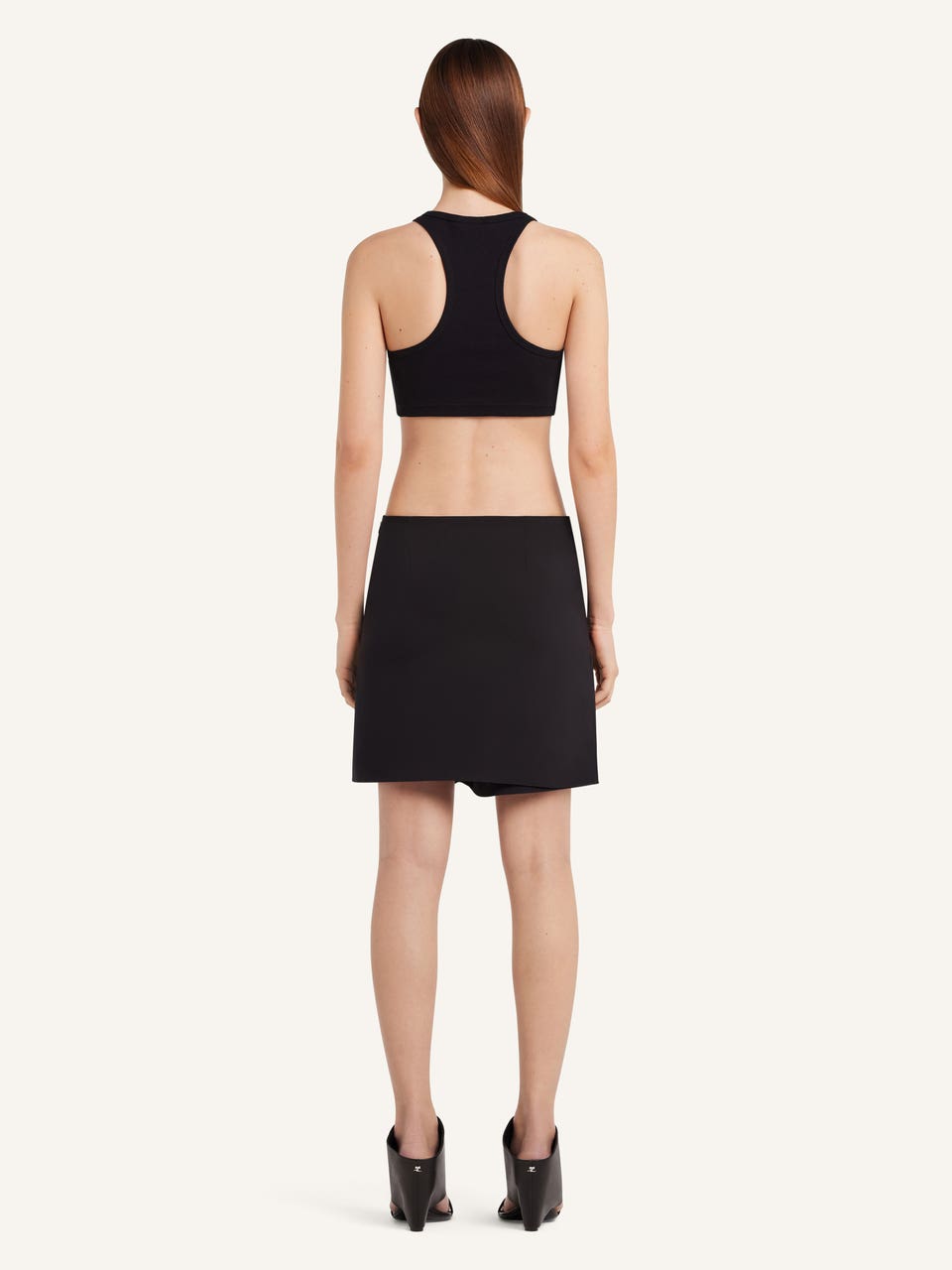 INFINITY CREPE MINI SKIRT