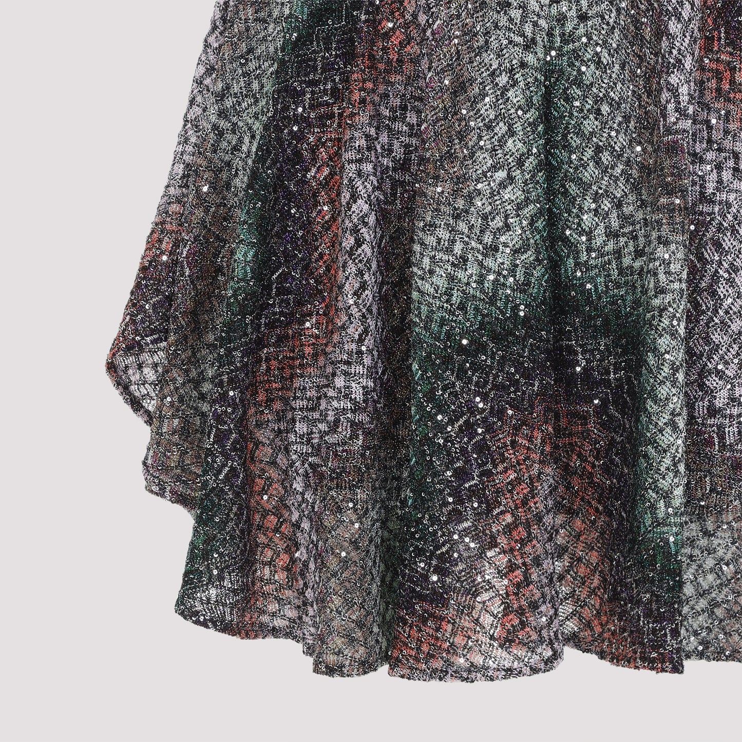 Multicolor Caperdoni Viscose Mini Skirt