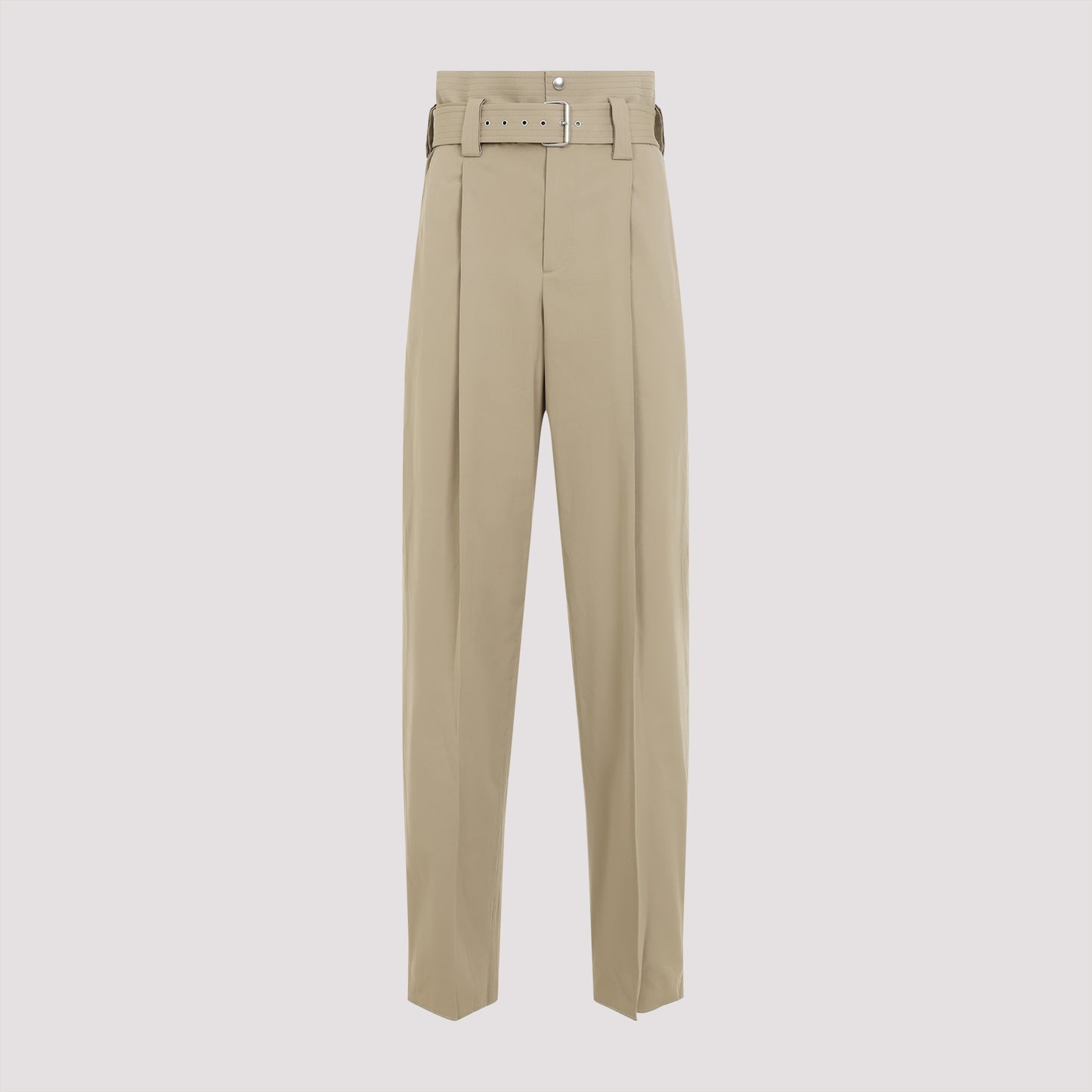 high waist belted trousers-image-3