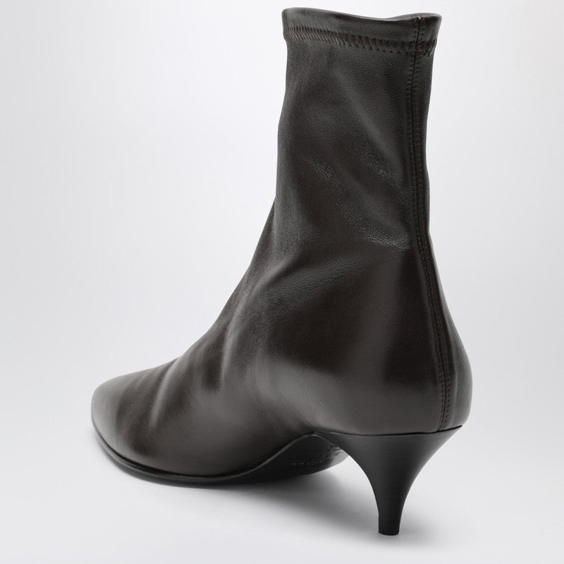 The Ophelia ankle boots in brown leather
