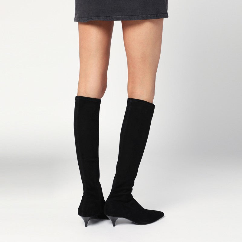 The Oscar Boots neri in suede