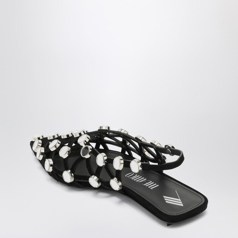 Black Grid Ballerina