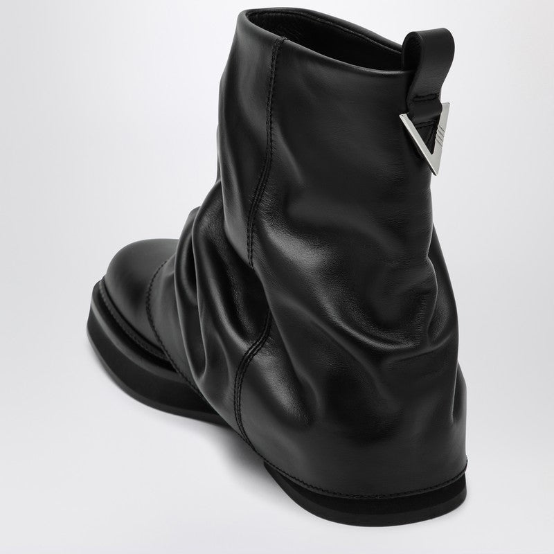 Combat Mini Robin Black Leather Boot