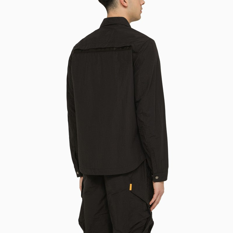 Black nylon and cotton Rayner jacket