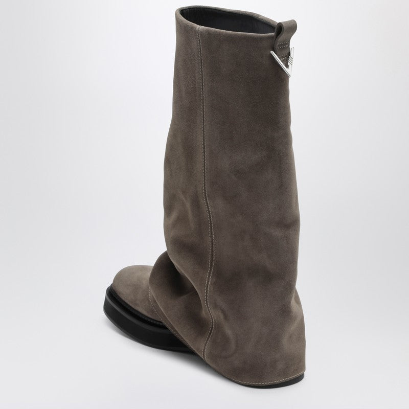 Robin taupe suede Combat boots