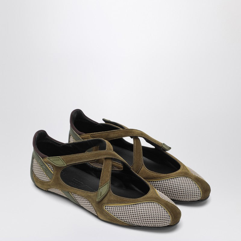 Ballerina flat Floor 01 army green