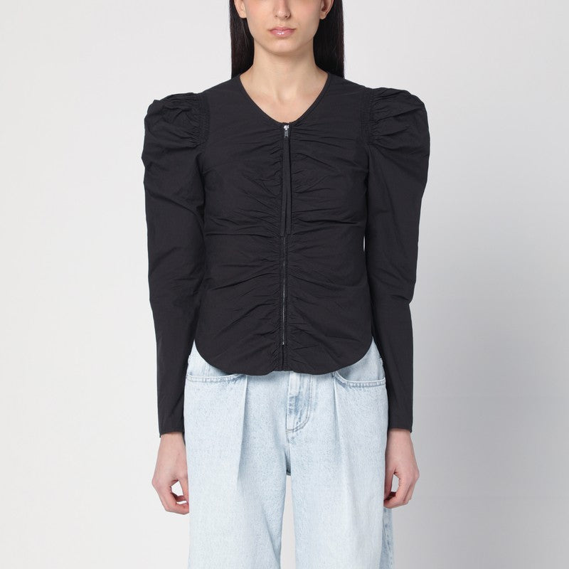 Top Benatea With Black Zip